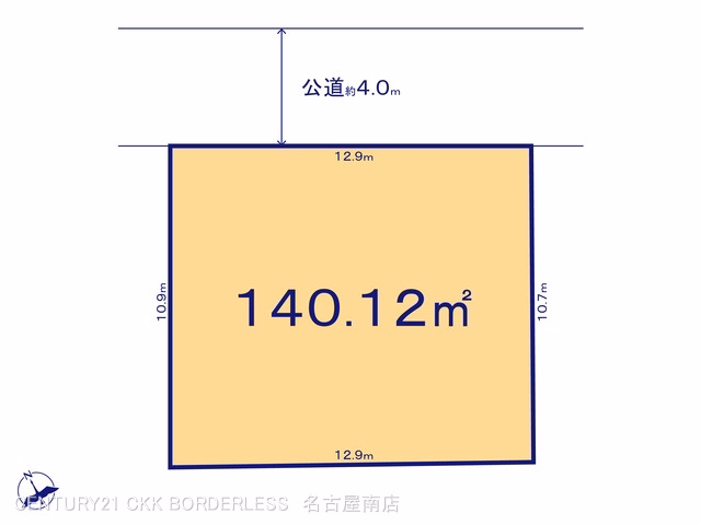 名古屋市緑区鳴海町字山ノ神（土地）01 区画図