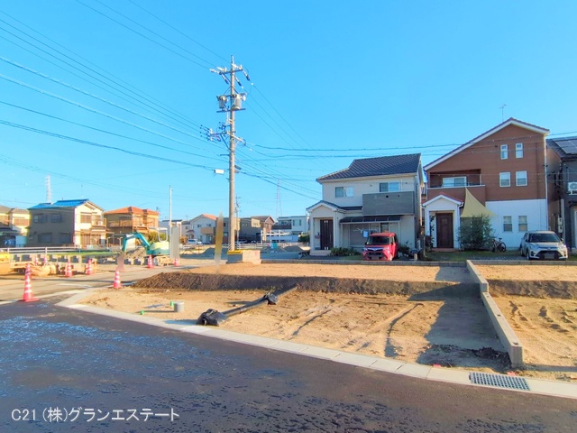 愛知県岡崎市矢作町字猫田の土地更地・土地写真 2025年10月26日撮影