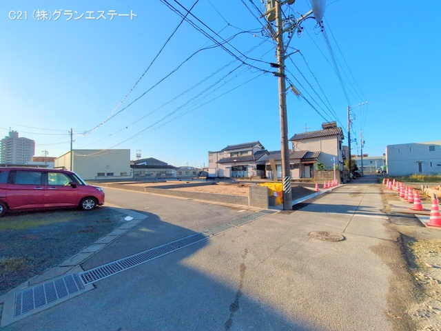愛知県岡崎市矢作町字猫田の土地更地・土地写真 2025年10月26日撮影