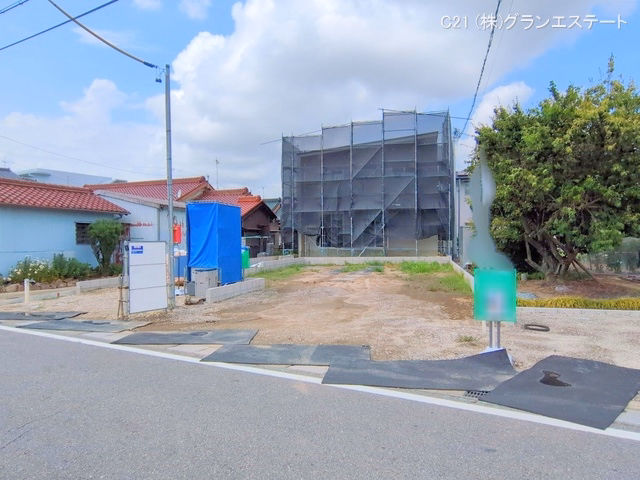 愛知県岡崎市森越町字三円の土地更地・土地写真 2025年7月15日撮影