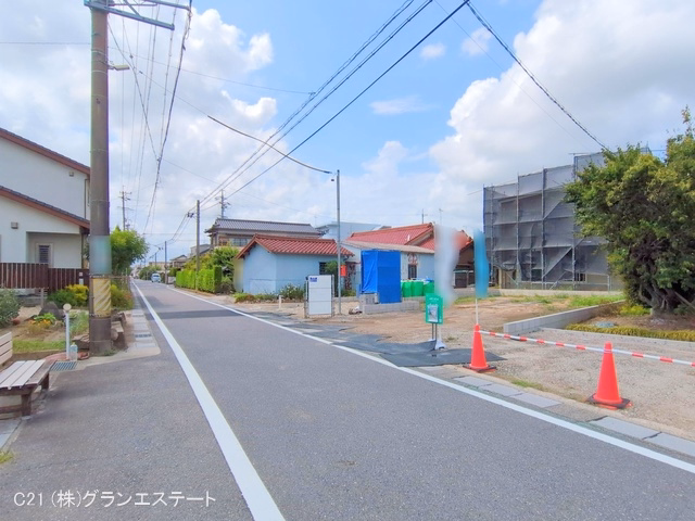 愛知県岡崎市森越町字三円の土地更地・土地写真 2025年7月15日撮影