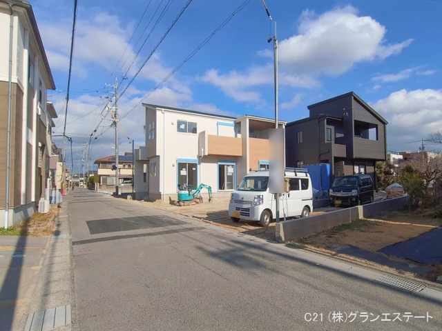 愛知県岡崎市福岡町字新町の新築戸建て完成写真 2026年1月22日撮影