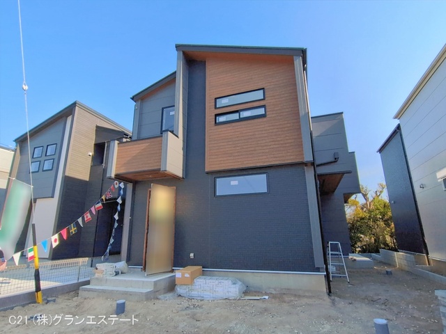 愛知県岡崎市福岡町字新町の新築戸建て外構写真 2026年2月3日撮影
