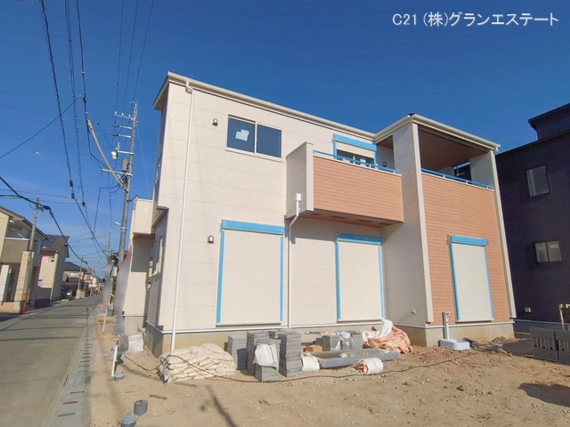 愛知県岡崎市福岡町字新町の新築戸建て外構写真 2026年2月3日撮影