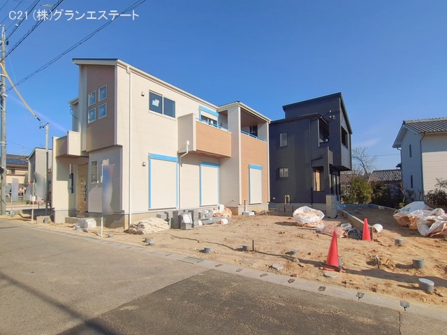 愛知県岡崎市福岡町字新町の新築戸建て外構写真 2026年2月3日撮影