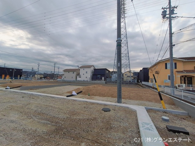 愛知県岡崎市中島町字町後の土地更地・土地写真 2026年2月16日撮影