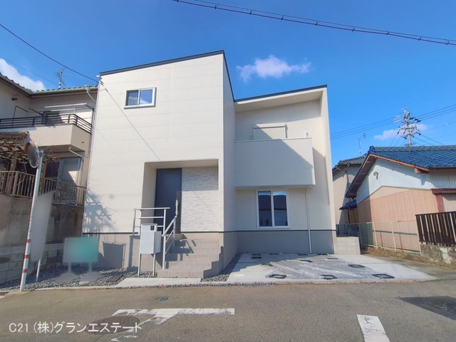 愛知県岡崎市伊賀町字愛宕山の新築戸建て完成写真 2026年2月25日撮影