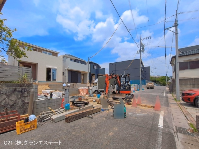 愛知県豊田市高美町５丁目の新築戸建て外構写真 2026年6月18日撮影