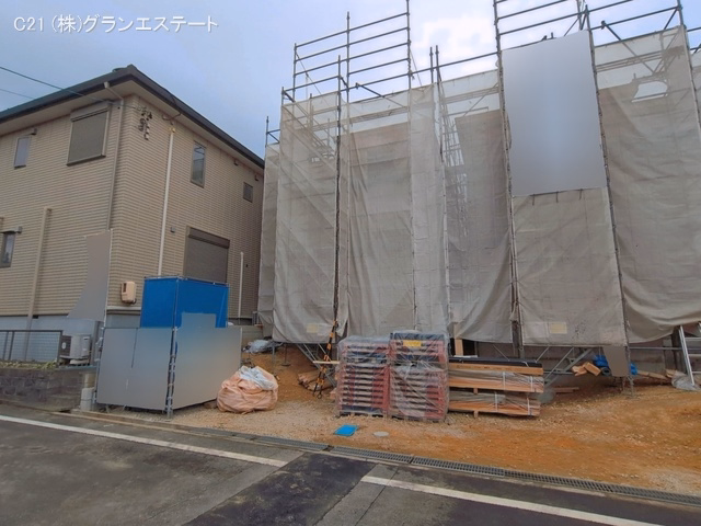 愛知県岡崎市緑丘３丁目の新築戸建て上棟写真 2026年6月21日撮影