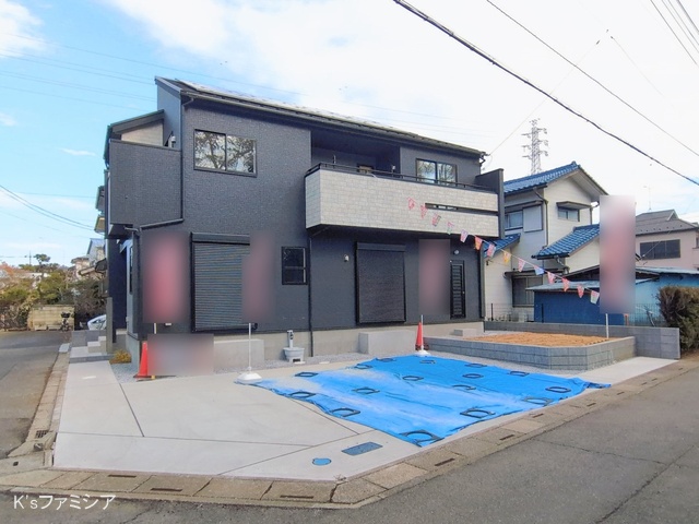 埼玉県上尾市泉台2丁目の新築戸建て完成写真 2026年2月11日撮影