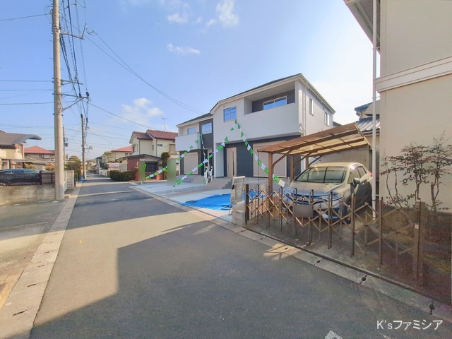 埼玉県桶川市神明１丁目の新築戸建て完成写真 2026年1月18日撮影