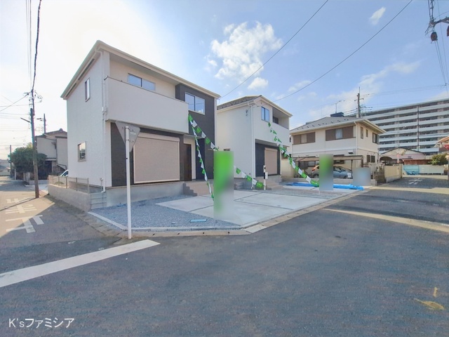 埼玉県桶川市神明1丁目の新築戸建て完成写真 2026年1月18日撮影