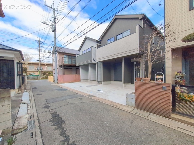 埼玉県上尾市二ツ宮の新築戸建て完成写真 2026年2月25日撮影