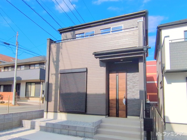 埼玉県上尾市大字大谷本郷の新築戸建て完成写真 2025年12月8日撮影