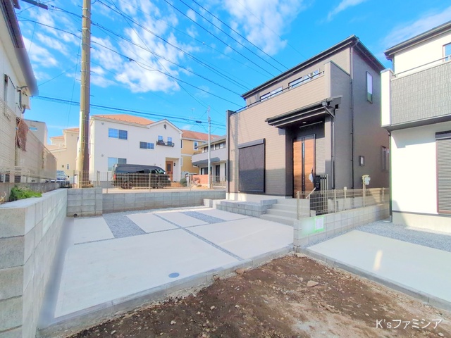 埼玉県上尾市大字大谷本郷の新築戸建て完成写真 2025年12月8日撮影