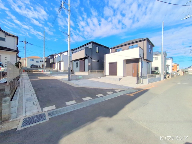 埼玉県上尾市大字大谷本郷の新築戸建て完成写真 2025年12月8日撮影