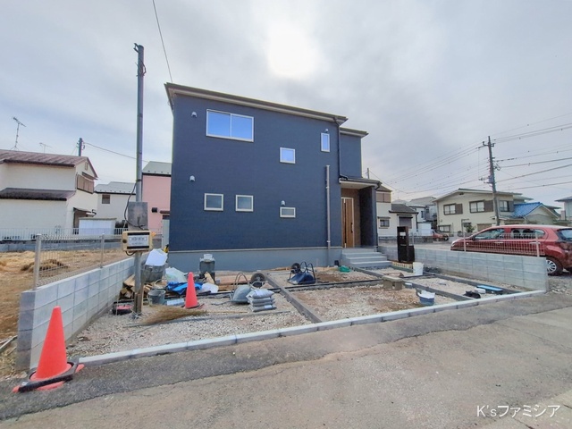 埼玉県さいたま市岩槻区宮町２丁目の新築戸建て外構写真 2026年2月19日撮影