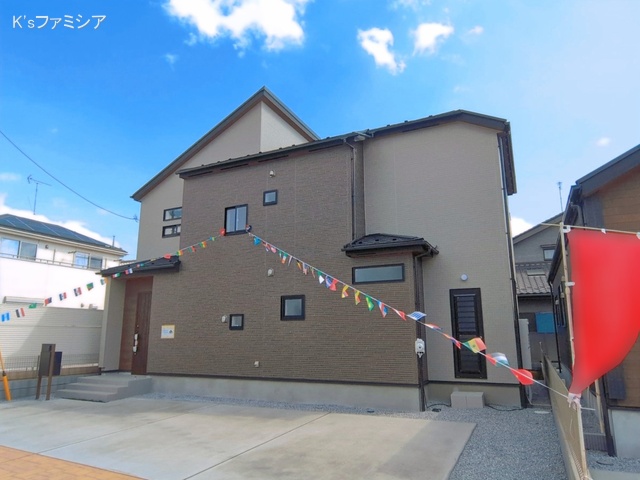 埼玉県上尾市大字上の新築戸建て完成写真 2026年3月26日撮影