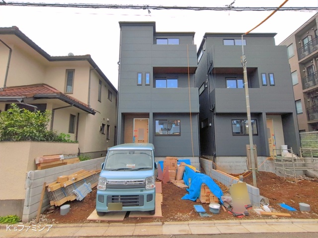 埼玉県さいたま市北区植竹町１丁目の新築戸建て外構写真 2026年4月6日撮影