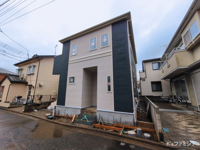 埼玉県北本市二ツ家４丁目の新築戸建て外構写真 2026年3月2日撮影