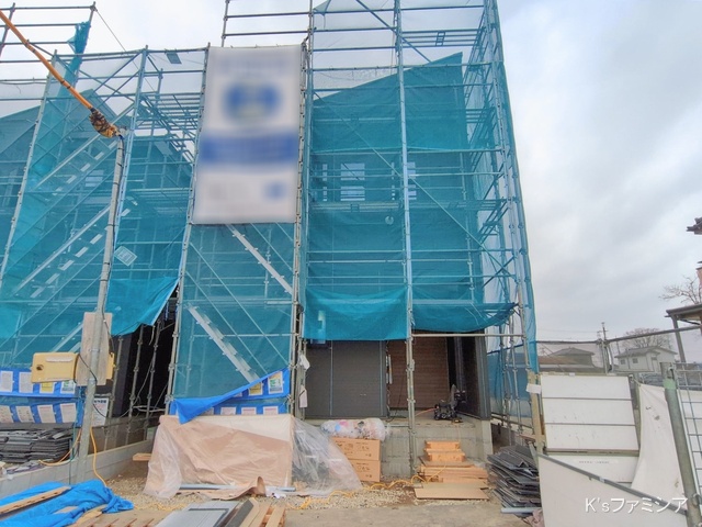 埼玉県さいたま市岩槻区大字新方須賀の新築戸建てシート写真 2026年2月23日撮影