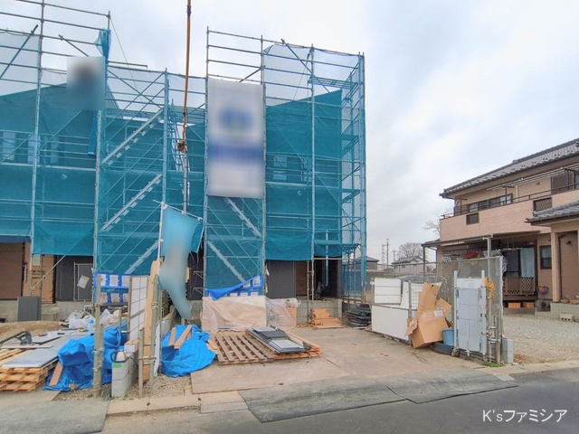 埼玉県さいたま市岩槻区大字新方須賀の新築戸建てシート写真 2026年2月23日撮影