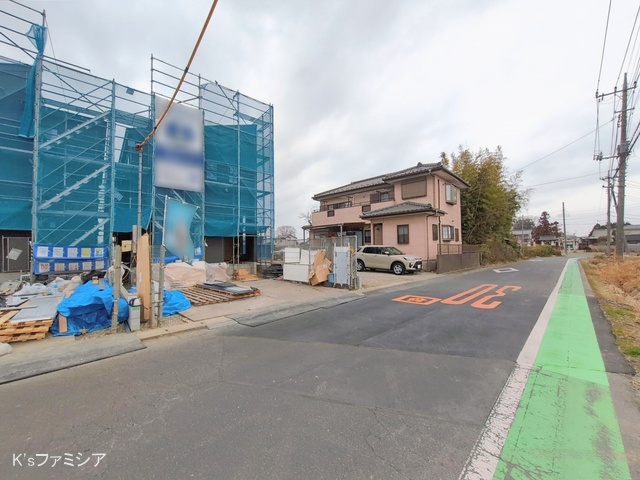 埼玉県さいたま市岩槻区大字新方須賀の新築戸建てシート写真 2026年2月23日撮影