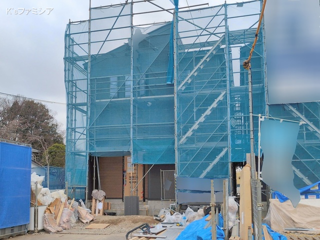 埼玉県さいたま市岩槻区大字新方須賀の新築戸建てシート写真 2026年2月23日撮影