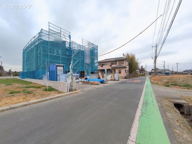 埼玉県さいたま市岩槻区大字新方須賀の新築戸建てシート写真 2026年2月23日撮影