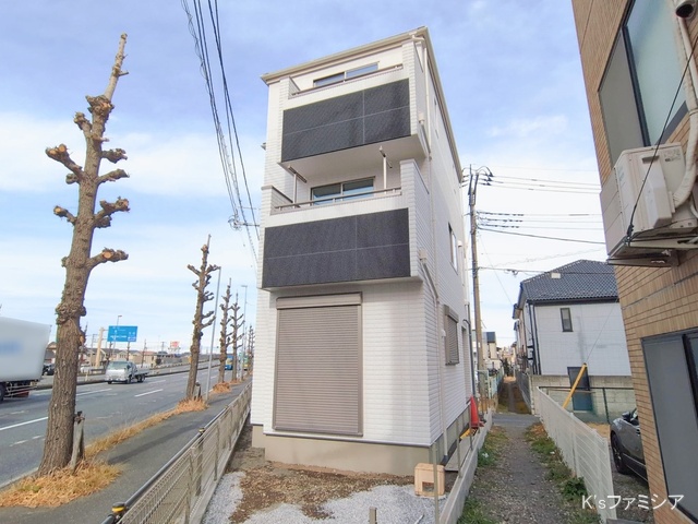 埼玉県さいたま市北区奈良町の新築戸建て外構写真 2026年2月26日撮影