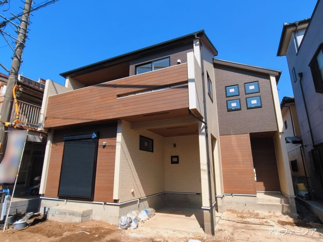 埼玉県桶川市北1丁目の新築戸建て外構写真 2026年3月16日撮影