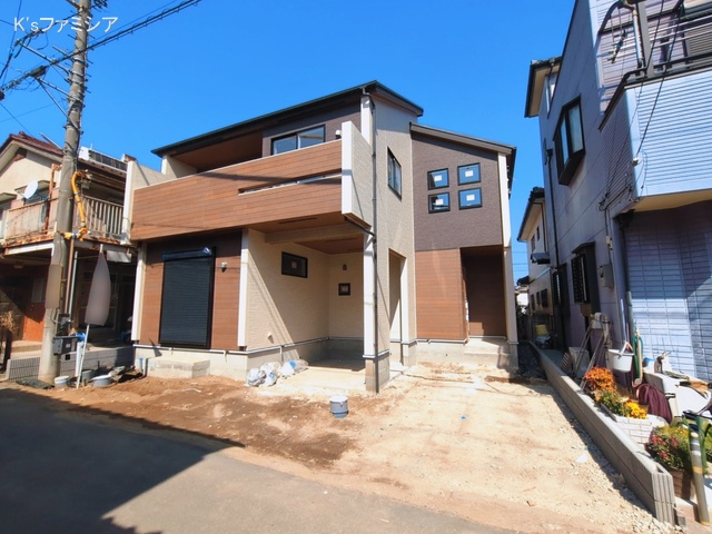 埼玉県桶川市北1丁目の新築戸建て外構写真 2026年3月16日撮影