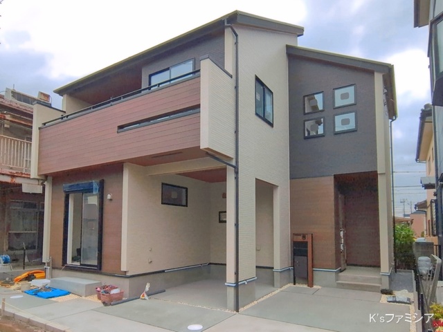 埼玉県桶川市北１丁目の新築戸建て外構写真 2026年4月9日撮影