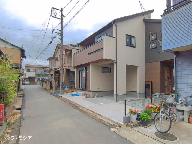 埼玉県桶川市北１丁目の新築戸建て外構写真 2026年4月9日撮影