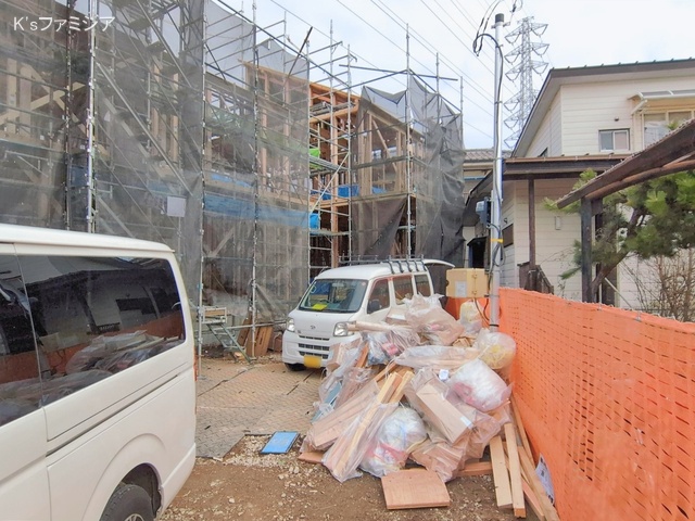 埼玉県さいたま市緑区大字中尾の新築戸建て上棟写真 2026年2月19日撮影