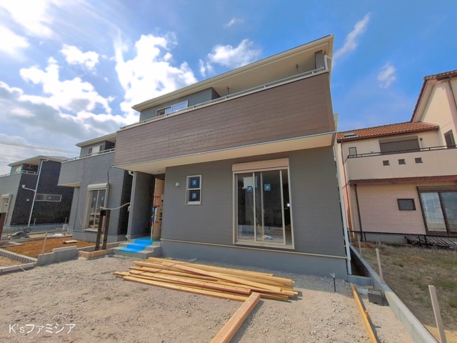 埼玉県さいたま市岩槻区上野１丁目の新築戸建て外構写真 2026年4月13日撮影