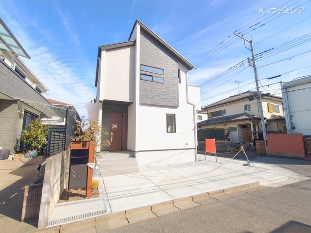 埼玉県桶川市大字坂田の新築戸建て完成写真 2026年2月5日撮影