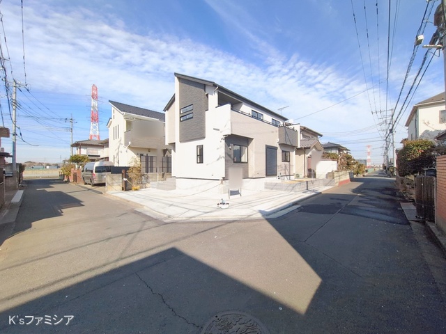 埼玉県桶川市大字坂田の新築戸建て完成写真 2026年2月5日撮影