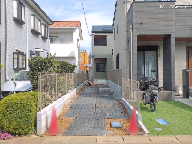 埼玉県さいたま市北区宮原町２丁目の新築戸建て外構写真 2026年4月12日撮影