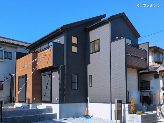 埼玉県上尾市大字原市の新築戸建て完成写真 2026年3月11日撮影