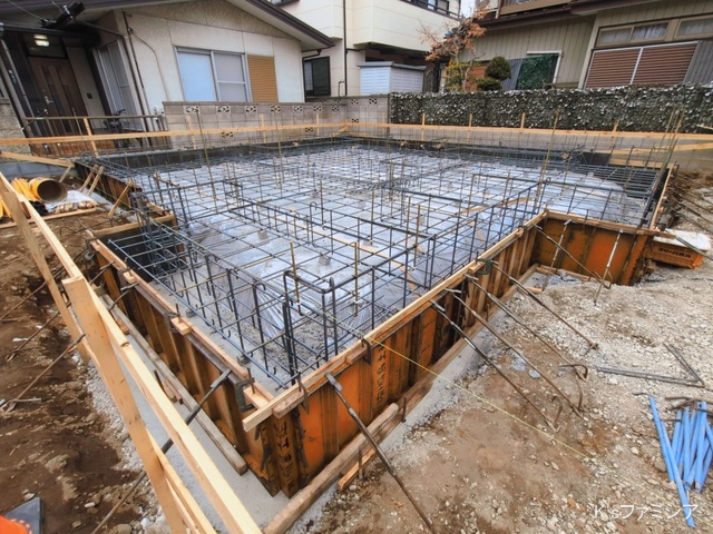 埼玉県北本市石戸４丁目の新築戸建て基礎写真 2026年3月15日撮影