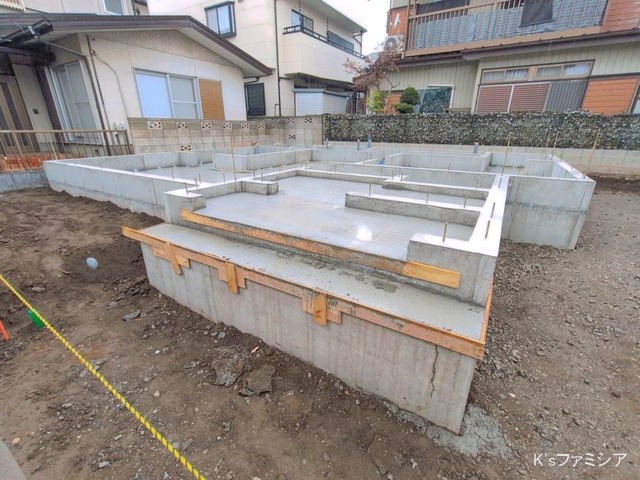 埼玉県北本市石戸４丁目の新築戸建て基礎写真 2026年3月31日撮影