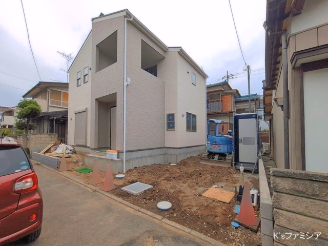 埼玉県北本市石戸4丁目の新築戸建て外構写真 2026年6月1日撮影