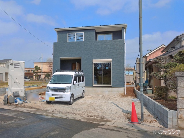 埼玉県北足立郡伊奈町中央１丁目の新築戸建て外構写真 2026年3月29日撮影