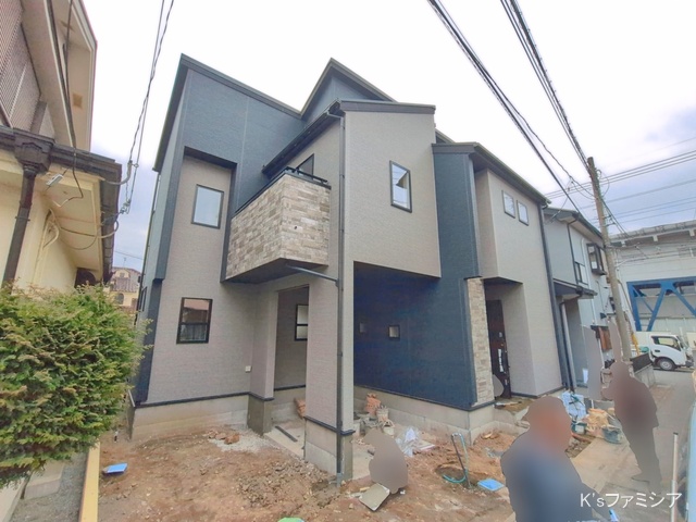 埼玉県桶川市末広2丁目の新築戸建て外構写真 2026年3月24日撮影