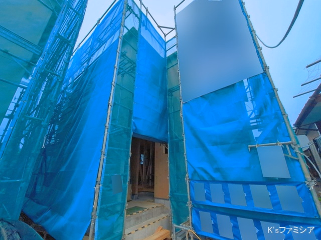 埼玉県さいたま市岩槻区城南１丁目の新築戸建て上棟写真 2026年6月1日撮影