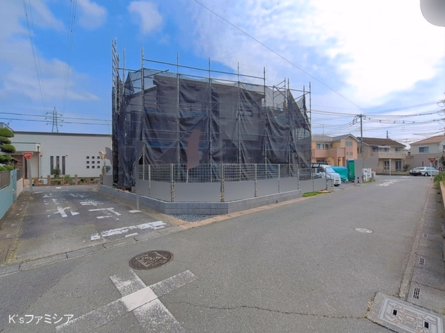 埼玉県桶川市末広３丁目の新築戸建てシート写真 2026年6月11日撮影