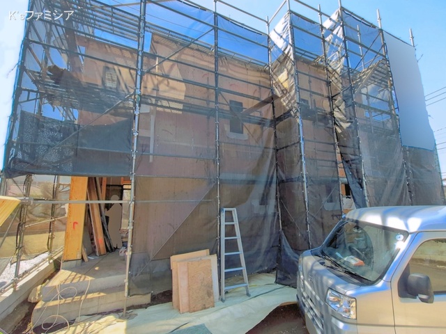 埼玉県さいたま市見沼区大字東宮下の新築戸建て上棟写真 2026年4月7日撮影