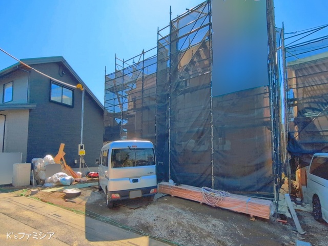 埼玉県さいたま市見沼区大字東宮下の新築戸建て上棟写真 2026年4月7日撮影