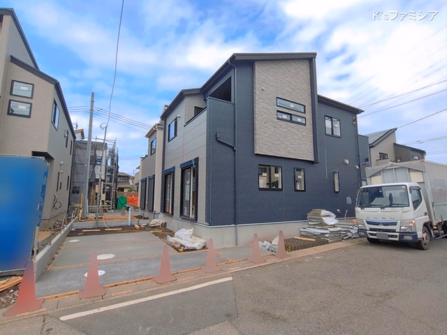 埼玉県北本市中丸７丁目の新築戸建て外構写真 2026年6月5日撮影